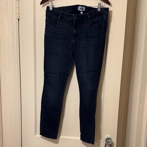 PAIGE Midnight Blue Women's Skinny Jeans 31 petite. Worn once.